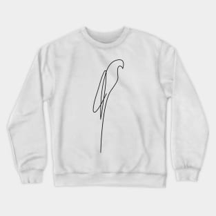 Buddy - single line parrot art Crewneck Sweatshirt